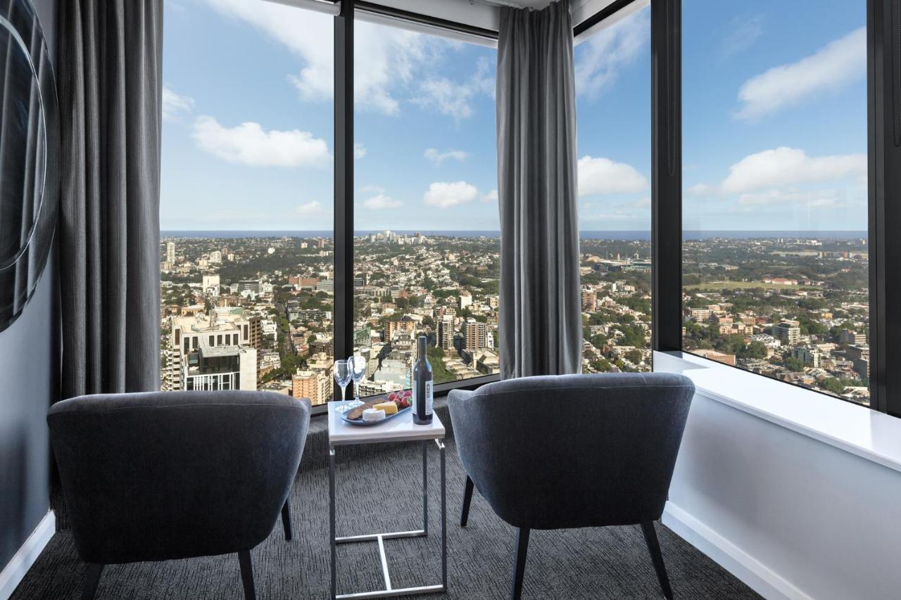 Meriton Suites World Tower, Sídney Exterior foto The view from the 30th floor of the proposed tower
