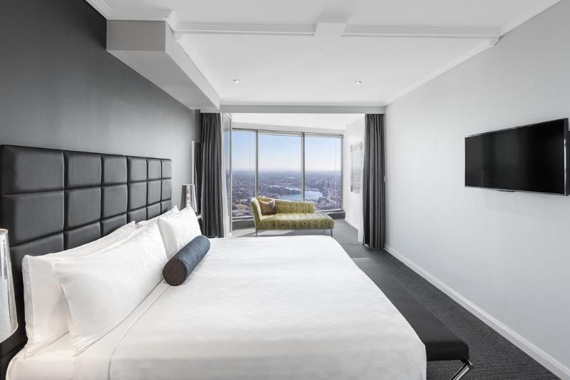 Meriton Suites World Tower, Sídney Exterior foto A bedroom at the hotel